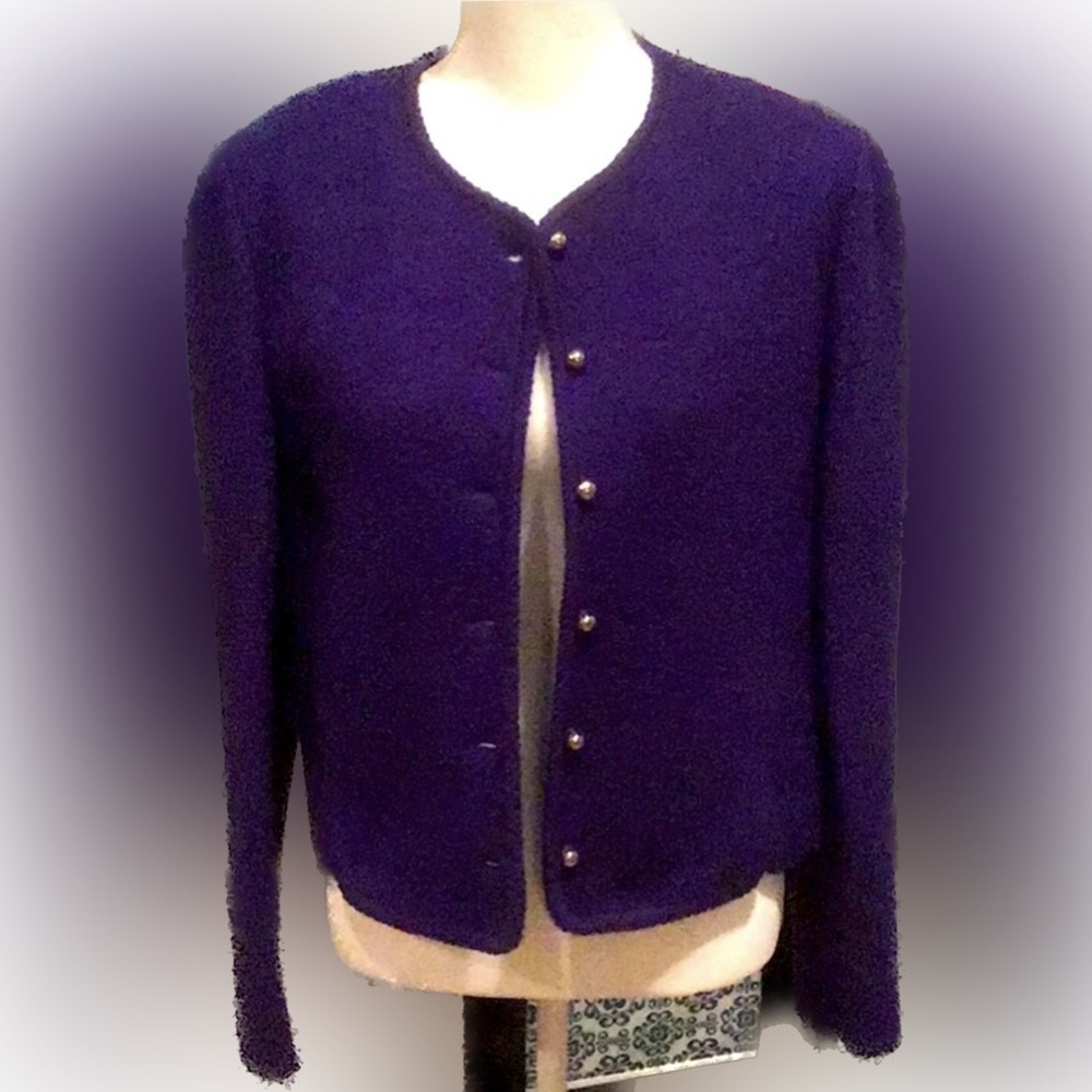 Gorgeous Purple Wool Jacket